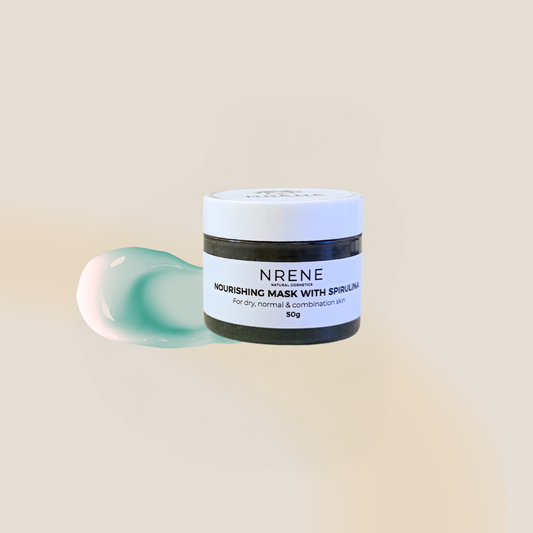 Nourishing Face Mask with Spirulina, Coconut and Jojoba Oils