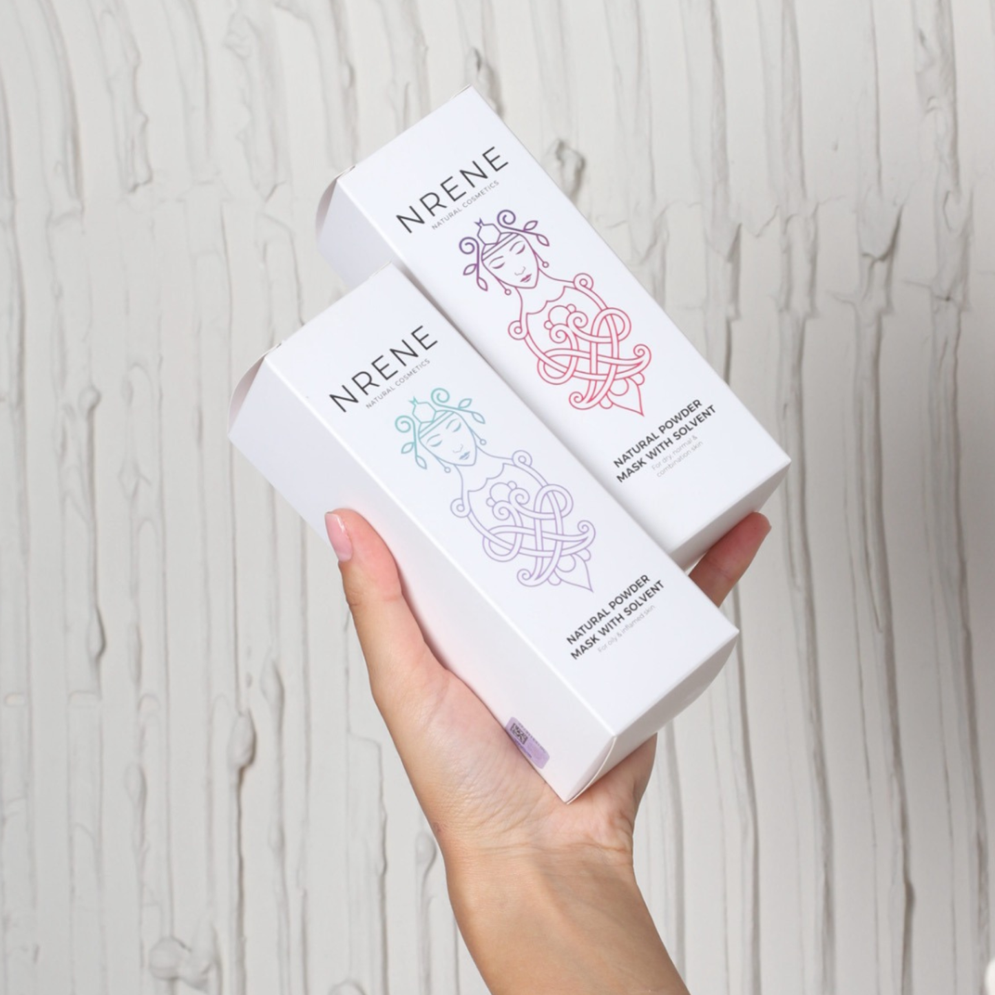 Natural Powder Mask with Solution for oily and inflammation-prone skin
