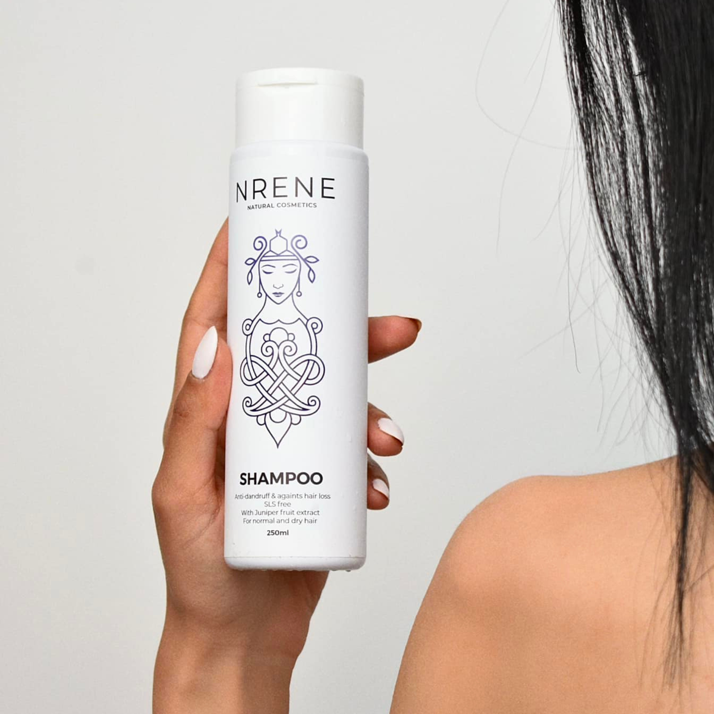 Natural Shampoo with Juniper Berry Extract for Dandruff and Hair Loss 250 ml