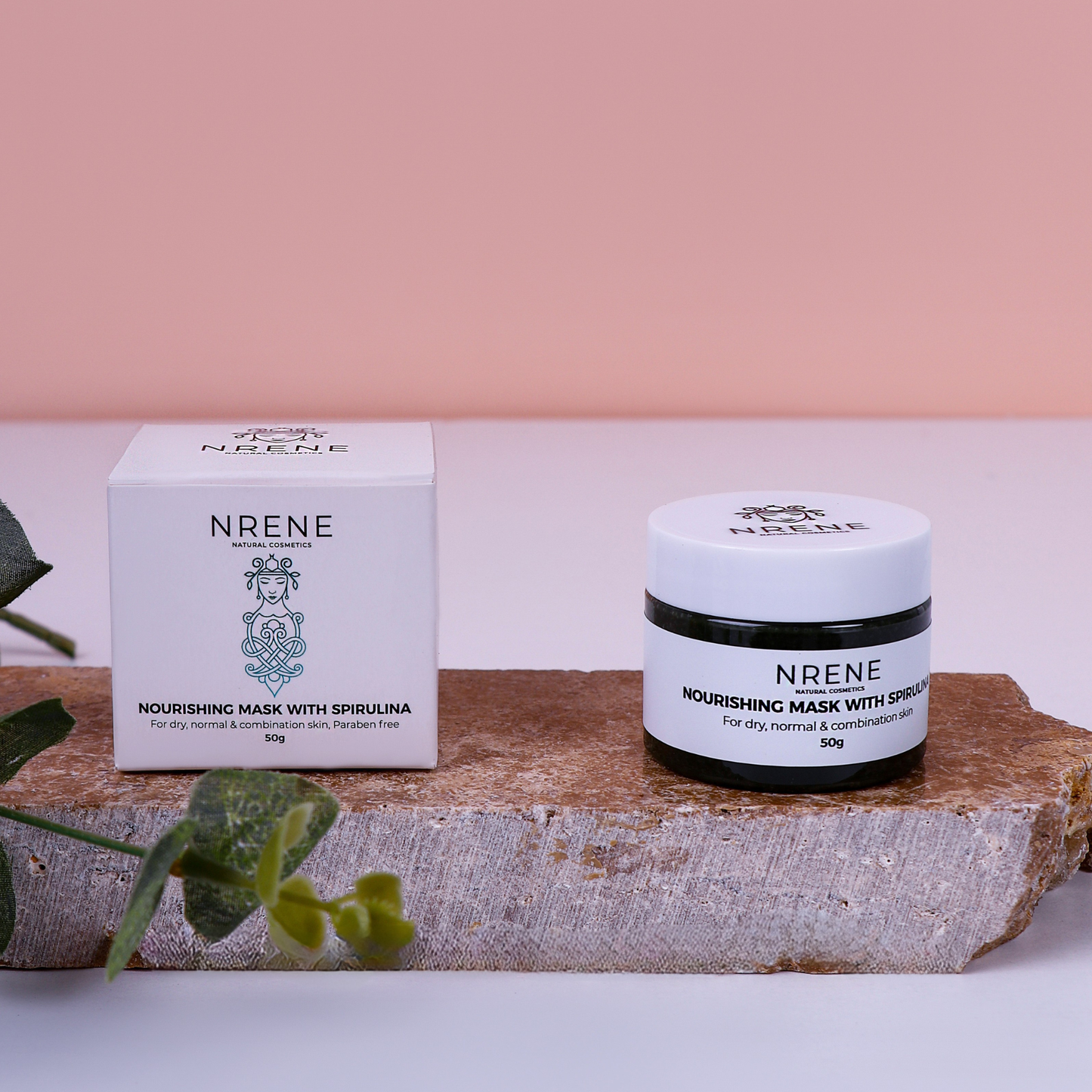 Nourishing Face Mask with Spirulina, Coconut and Jojoba Oils