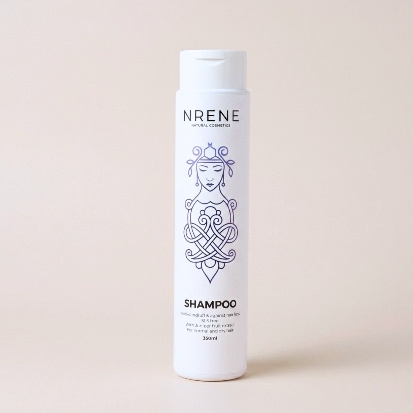 Natural Shampoo with Juniper Berry Extract for Dandruff and Hair Loss 350 ml